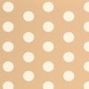 Wrapping Paper Rolls |  Wrapping Paper Roll Bold Dot White on Brown Kraft (50cmx50m) Wrapping Paper Soft Brown