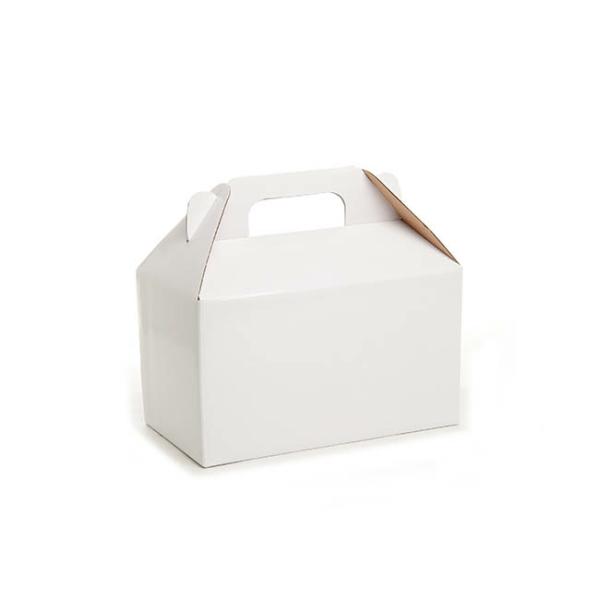 Gable Boxes |  Gable Box Flat packed Large White (24x13x13Hcm) Gable Boxes Gable Boxes