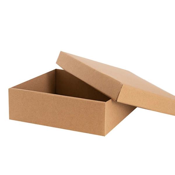 Hamper Boxes |  Gourmet Box Square Large Kraft Brown (28x28x9cmH) Gift Boxes Hamper Boxes