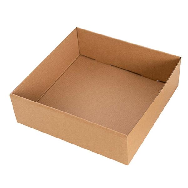 Hamper Boxes |  Gourmet Box Square Large Kraft Brown (28x28x9cmH) Gift Boxes Hamper Boxes