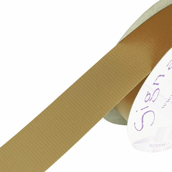 Valentine’s Day Ribbons |  Premium Tear Ribbon Embossed Grosgrain Gold (30mmx50m) Fabric & Paper Ribbons Gold