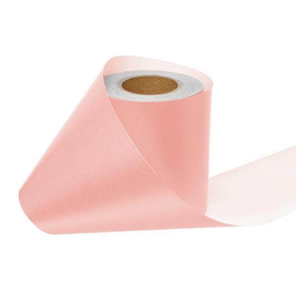 Wrapping Paper Rolls |  Wrapping Narrow Roll Solid Gloss Baby Pink (10cmx25m) Wrapping Paper Soft Pink